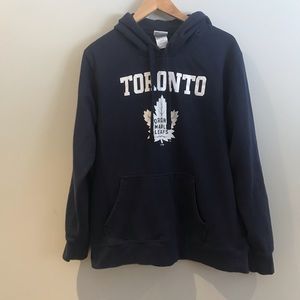 NHL Toronto Maple Leafs blue and white hoodie
